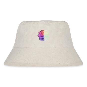 I Can Do All Things Through Christ LGBT Jesus - Stanley/Stella recycelter Bucket Hat - Naturweiß - Vorne