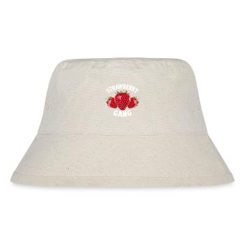 Strawberry Gang - Team Erdbeere Pflücker - Stanley/Stella recycelter Bucket Hat - Naturweiß - Vorne