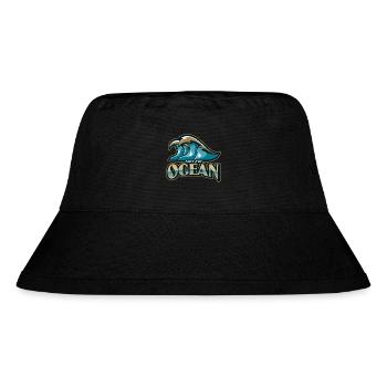 Safe the Ocean - Stanley/Stella recycelter Bucket Hat - Schwarz - Vorne