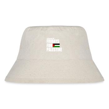 Free palestine fridays for palestine - Bob recyclé Stanley/Stella - blanc naturel - Devant