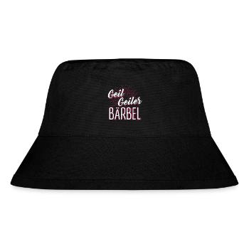 BÄRBEL - geiler - Stanley/Stella recycelter Bucket Hat - Schwarz - Vorne