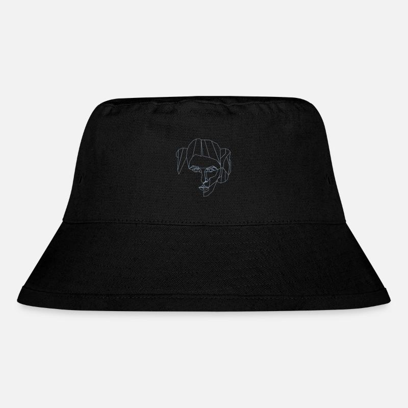 Leia line - Stanley/Stella recycelter Bucket Hat - Schwarz