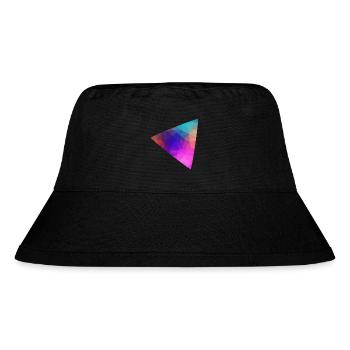 Dreieck bunt - Stanley/Stella recycelter Bucket Hat - Schwarz - Vorne