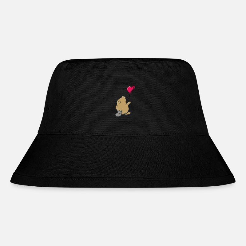 Schnabeltier - Stanley/Stella recycelter Bucket Hat - Schwarz