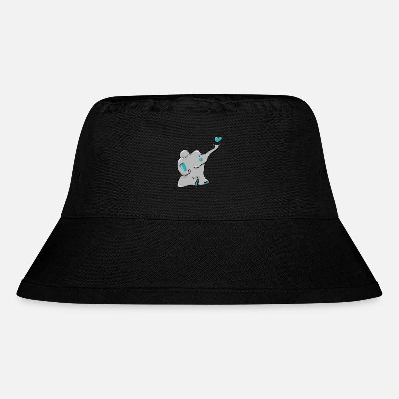 Doux éléphant - Bob recyclé Stanley/Stella - noir