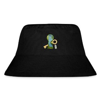 Moselle - Stanley/Stella Recycled Bucket Hat - black - Front
