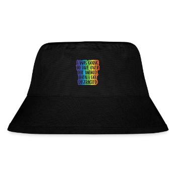 ADHD - Stanley/Stella Recycled Bucket Hat - black - Front