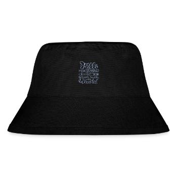 Ich befinde mich im Wandel - Stanley/Stella recycelter Bucket Hat - Schwarz - Vorne