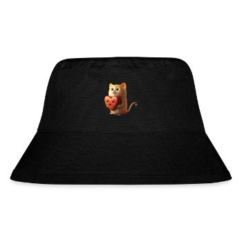 Cœur de chat Animal - Bob recyclé Stanley/Stella - noir - Devant