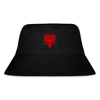 Albanien Albanischer adler - Stanley/Stella recycelter Bucket Hat - Schwarz - Vorne