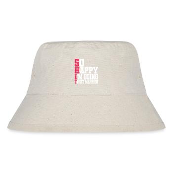 Lustiger Junggesellenabschied Verlobung Hochzeit Verheiratet - Stanley/Stella recycelter Bucket Hat - Naturweiß - Vorne