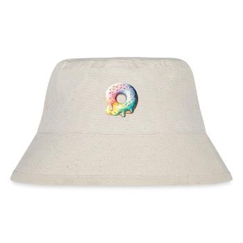 Donut Verkleidung Karneval Halloween Donuts Süsses - Stanley/Stella recycelter Bucket Hat - Naturweiß - Vorne
