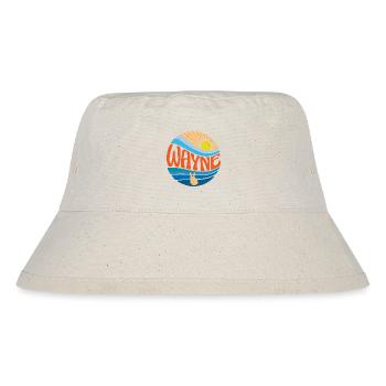 Wayne Shirt Vintage Sunset Wayne Groovy Tie Dye - Stanley/Stella Recycled Bucket Hat - natural - Front