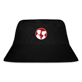 Ehepaar Hochzeit Silhouette - Stanley/Stella recycelter Bucket Hat - Schwarz - Vorne