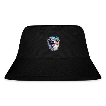 Australian Shepherd - Stanley/Stella Recycled Bucket Hat - black - Front