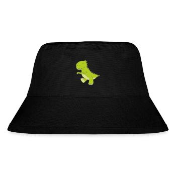 Dino small - Stanley/Stella Recycled Bucket Hat - black - Front