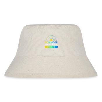 Schlager - Das ist meine Musik - Stanley/Stella recycelter Bucket Hat - Naturweiß - Vorne