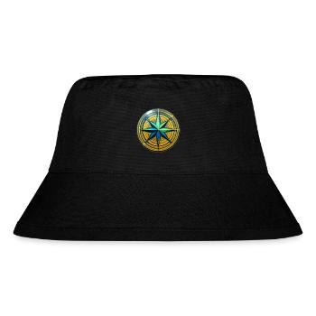 Compass - Stanley/Stella Recycled Bucket Hat - black - Front