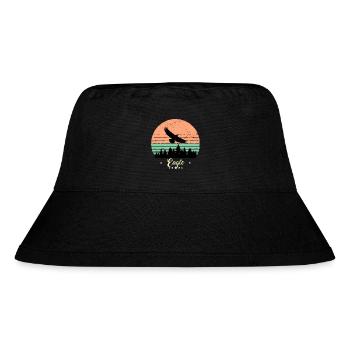 Eagle Vintage Animals Bird of Prey Bird - Stanley/Stella Recycled Bucket Hat - black - Front