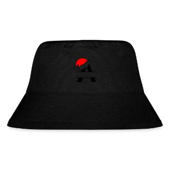 Alphabet Weihnachtsbuchstabe A zum Personalisieren des Namens - Stanley/Stella recycelter Bucket Hat - Schwarz - Vorne