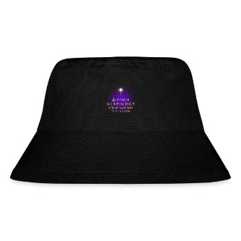 Besinnliche Weihnachten - Stanley/Stella recycelter Bucket Hat - Schwarz - Vorne