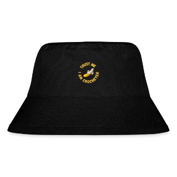 Trust me i am Crocheter - Mr. Banana - Stanley/Stella Recycled Bucket Hat - black - Front