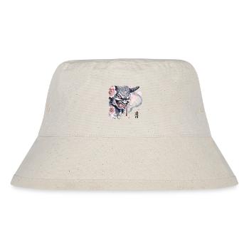 Japanese Hannya - Stanley/Stella Recycled Bucket Hat - natural - Front