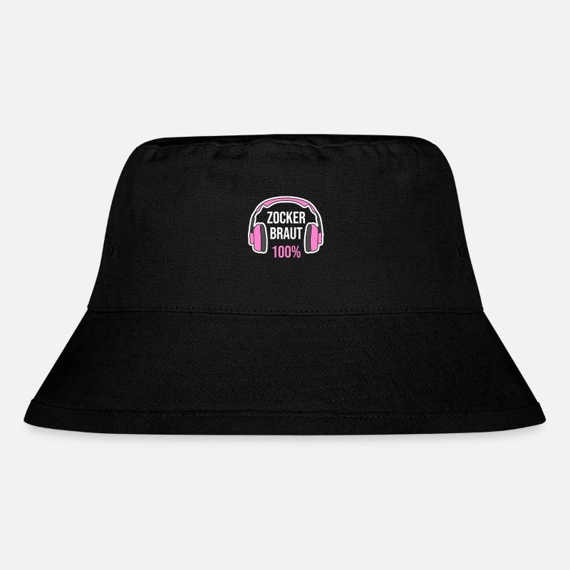 Zockerbraut 100 Prozent - Stanley/Stella recycelter Bucket Hat - Schwarz