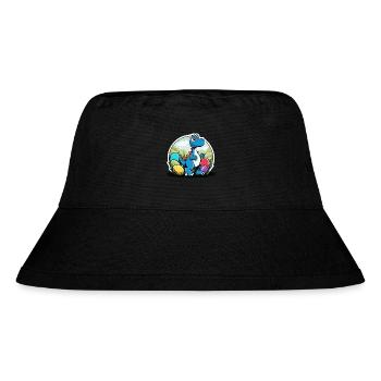 Dinosaur Easter Eggs Easter - Stanley/Stella Recycled Bucket Hat - black - Front