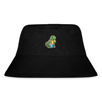 Dinosaur Easter Eggs Easter - Stanley/Stella Recycled Bucket Hat - black - Front