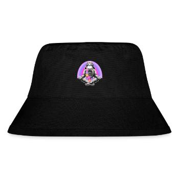 Faultier in Meditation - Stanley/Stella recycelter Bucket Hat - Schwarz - Vorne