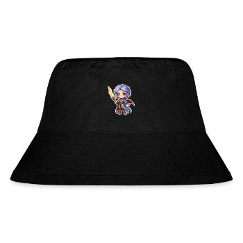 Zauberer Fantasy Illustration - Stanley/Stella recycelter Bucket Hat - Schwarz - Vorne