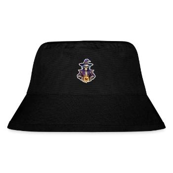 Skeleton Magician Fantasy Illustration - Stanley/Stella Recycled Bucket Hat - black - Front