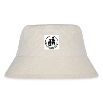 halte deine umwelt sauber - Stanley/Stella recycelter Bucket Hat - Naturweiß - Vorne