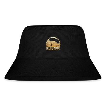 Fallschirmsprung Leidenschaft - Stanley/Stella recycelter Bucket Hat - Schwarz - Vorne