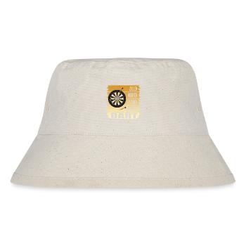 Zielen - Werfen - Fluchen - Nochmal - Stanley/Stella recycelter Bucket Hat - Naturweiß - Vorne