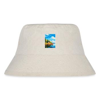 Ålandinseln Finnland Vintage Reiseplakat WPA - Stanley/Stella recycelter Bucket Hat - Naturweiß - Vorne