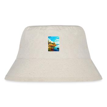 Ålandinseln Finnland Vintage Reiseplakat WPA - Stanley/Stella recycelter Bucket Hat - Naturweiß - Vorne