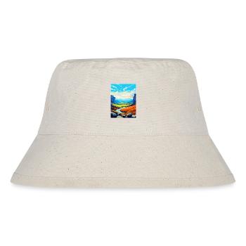 High Cup Nick Cumbria Vintage Travel Poster WPA - Stanley/Stella Recycled Bucket Hat - natural - Front