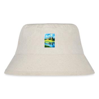Leeds Castle England Uk Travel Poster Souvenir WPA - Stanley/Stella Recycled Bucket Hat - natural - Front