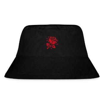 Abstract Rose with Thorns Minimalist Roses - Stanley/Stella Recycled Bucket Hat - black - Front