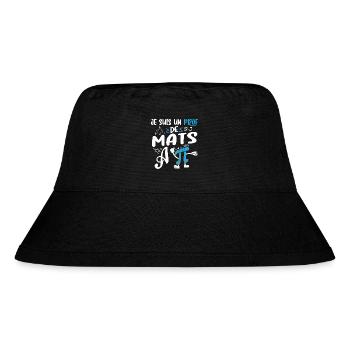 Prof de Maths Happy Cadeau Drôle Mathématicien - Bob recyclé Stanley/Stella - noir - Devant