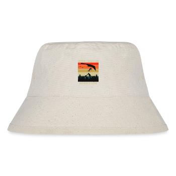 Drachenfliegen Luftsport Abenteuer Segelflug Pilot - Stanley/Stella recycelter Bucket Hat - Naturweiß - Vorne