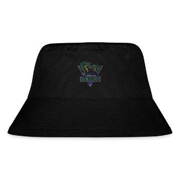 Beach Club - Stanley/Stella recycelter Bucket Hat - Schwarz - Vorne