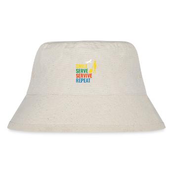 Flugbegleiter Flugbegleiter Flugcabin Crew Personal der Fluggesellschaft - Stanley/Stella recycelter Bucket Hat - Naturweiß - Vorne