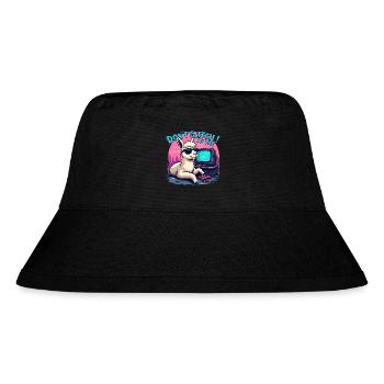 Don't Glitch my Vibe - Retro Gaming Alpaka - Stanley/Stella recycelter Bucket Hat - Schwarz - Vorne