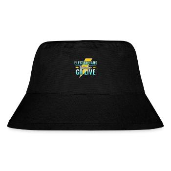 Elektriker Humor Elektrotechniker Ingenieur - Stanley/Stella recycelter Bucket Hat - Schwarz - Vorne