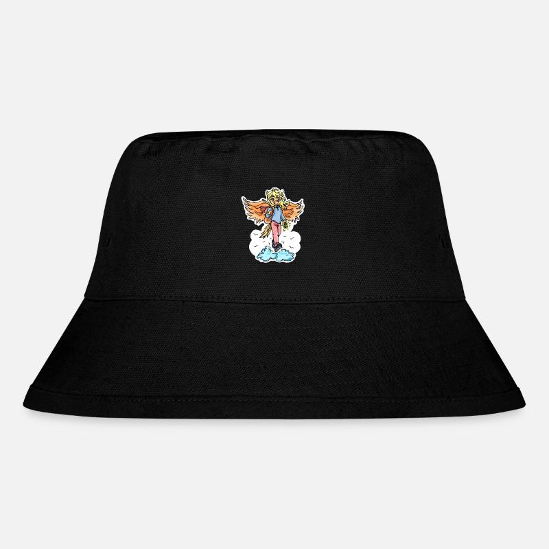 Wolkenwanderung - Stanley/Stella recycelter Bucket Hat - Schwarz