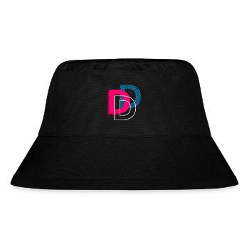 Initial letter D - Stanley/Stella Recycled Bucket Hat - black - Front