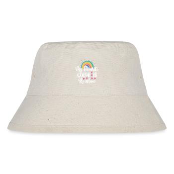 LGBTQ Pride Month - Meine Lieblingsfarbe ist Regenbogen - Stanley/Stella recycelter Bucket Hat - Naturweiß - Vorne